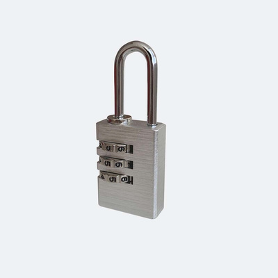 RS PRO Combination Aluminium Combination Padlock, 3mm Shackle, 23mm Body