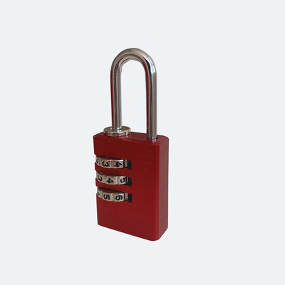 RS PRO Combination Aluminium Combination Padlock, 3mm Shackle, 23mm Body