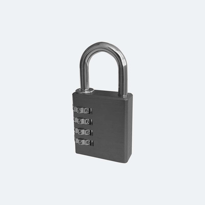 RS PRO Combination Aluminium Combination Padlock, 6mm Shackle, 40mm Body