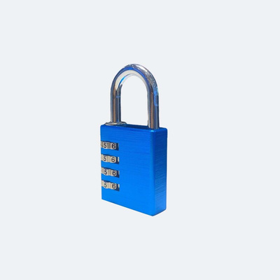 RS PRO Combination Aluminium Combination Padlock, 6mm Shackle, 40mm Body