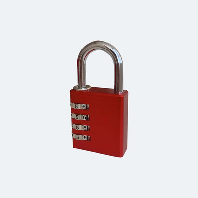 RS PRO Combination Aluminium Combination Padlock, 6mm Shackle, 40mm Body