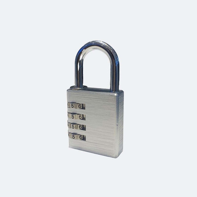 RS PRO Combination Aluminium Combination Padlock, 6mm Shackle, 40mm Body