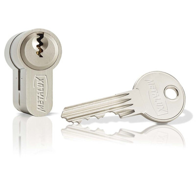 Dom Metalux Brass Euro Cylinder Lock, 30/30 mm (60mm)