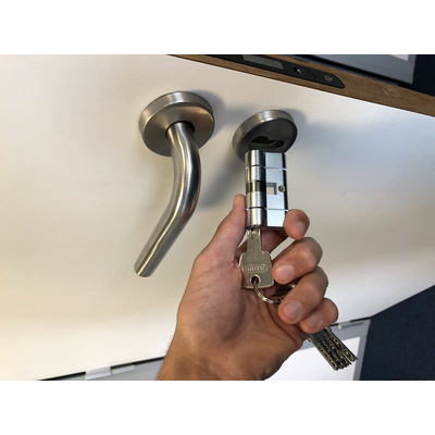 ABUS Brass Euro Cylinder Lock, 30/30 mm (30/30mm)
