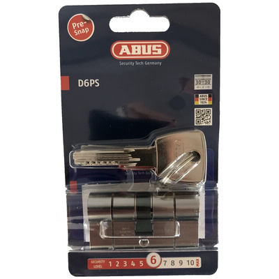 ABUS Brass Euro Cylinder Lock, 30/30 mm (30/30mm)