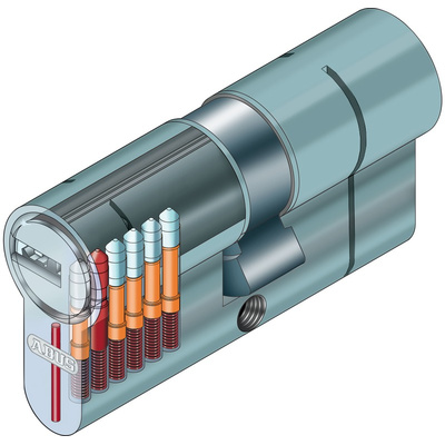 ABUS Brass Euro Cylinder Lock, 30/40 mm (30/40mm)