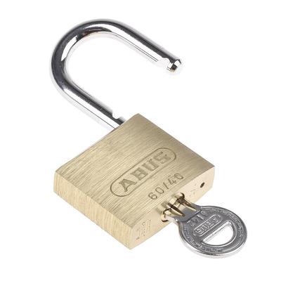 ABUS Key Weatherproof Brass, Steel Padlock, Keyed Alike, 6mm Shackle, 40mm Body