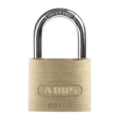 ABUS Key Weatherproof Brass, Steel Padlock, Keyed Alike, 6mm Shackle, 40mm Body