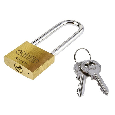 ABUS Key Weatherproof Brass, Steel Padlock, Keyed Alike, 6mm Shackle, 40mm Body