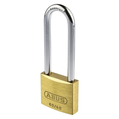 ABUS Key Weatherproof Brass, Steel Padlock, Keyed Alike, 6mm Shackle, 40mm Body