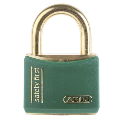 ABUS Key Weatherproof Brass Safety Padlock, Keyed Alike, 6mm Shackle, 40mm Body