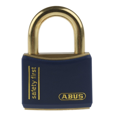 ABUS Key Weatherproof Brass Safety Padlock, Keyed Alike, 6mm Shackle, 40mm Body