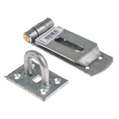 RS PRO Steel Hasp & Staple, 203 x 44mm