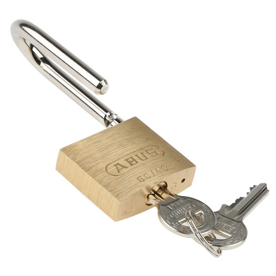 ABUS Key Weatherproof Brass, Steel Padlock, Keyed Alike, 6mm Shackle, 40mm Body