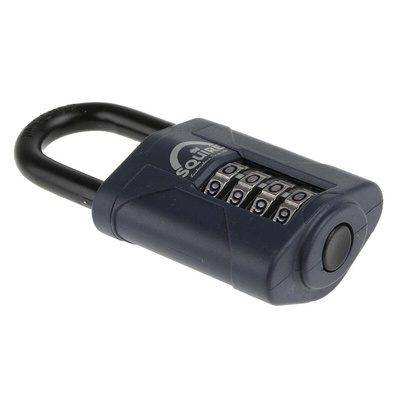 Squire Combination Weatherproof Die Cast Alloy Combination Padlock, 6mm Shackle, 40mm Body