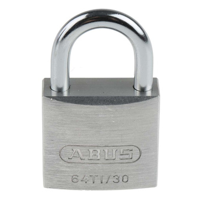 ABUS Key Weatherproof Titanium Weatherproof Padlock, Keyed Alike, 5mm Shackle, 30mm Body