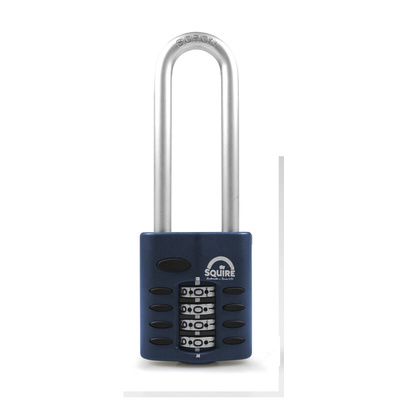 Squire Combination Weatherproof Die Cast Alloy Combination Padlock, 6mm Shackle, 40mm Body