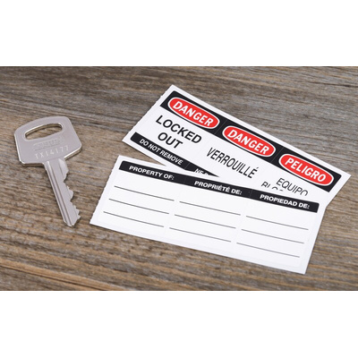 ABUS Key Weatherproof Aluminium, Steel Safety Padlock, 6.5mm Shackle, 38mm Body