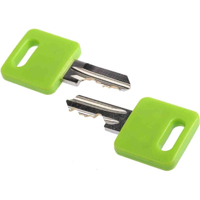RS PRO Key Weatherproof Brass Padlock, 6mm Shackle, 43mm Body