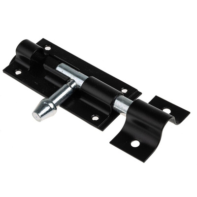 RS PRO Steel Epoxy/Polyester Door Bolt, 85 x 38mm