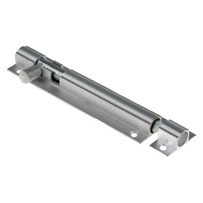 RS PRO Aluminium Satin Door Bolt, 100mm
