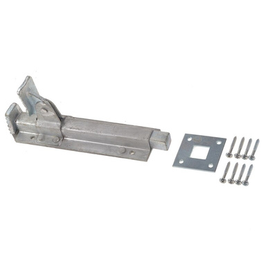 RS PRO Steel Galvanised Door Bolt, 175 x 50mm
