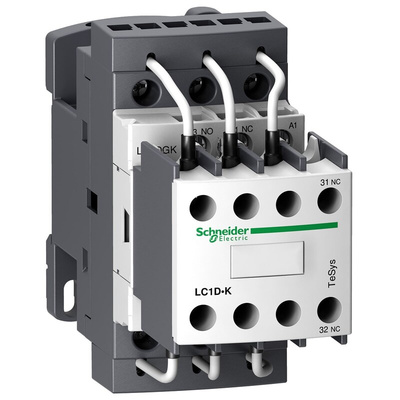 Schneider Electric LC1D Series Contactor, 230 V ac Coil, 3-Pole, 21 A, 3NO, 690 V ac
