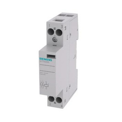 Siemens 5TT Series Contactor, 230 V ac Coil, 2-Pole, 20 A, 2NO, 230 V ac