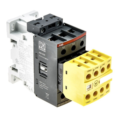 ABB Jokab AFS Series Contactor, 24 → 60 V ac Coil, 3-Pole, 50 A, 3NO, 600 V ac
