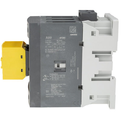 ABB Jokab AFS Series Contactor, 100 to 250 V ac/dc Coil, 3-Pole, 125 A, 3NO, 600 V ac