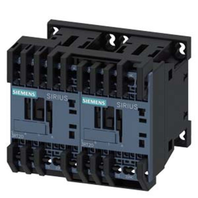 Siemens 3RA2316 Series Contactor, 24 V dc Coil, 3-Pole, 20 A, 5.5 kW, 3NO, 110 V dc, 690 V ac