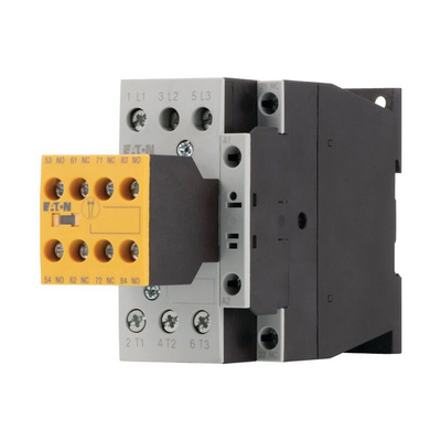 Eaton Contactor, 24 → 27 V dc Coil, 3-Pole, 32 A, 15 kW, 3NO, 400 V ac