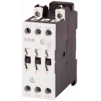 Eaton Contactor, 24 V ac Coil, 3-Pole, 17 A, 7.5 kW, 3NO