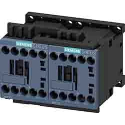 Siemens Reversing Contactor, 110 V ac Coil, 3-Pole, 12 A, 5.5 kW, 3NO