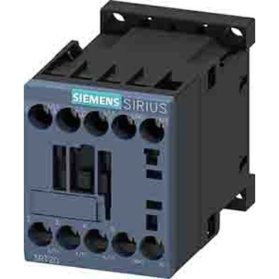 Siemens Contactor, 24 V dc Coil, 3-Pole, 9 A, 4 kW, 1NO