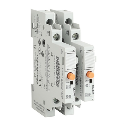 Rockwell Automation Contactor, 2-Pole, 1NC + 1NO