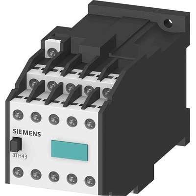 Siemens Contactor, 220 V dc Coil, 10-Pole, 6 A, 2NC + 8NO