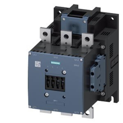 Siemens Contactor, 3-Pole, 132 kW, 2NO + 2NC