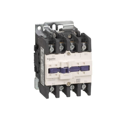 Schneider Electric Contactor, 230 V Coil, 4-Pole, 60 A, 2NO + 2NC