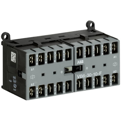 ABB Contactor, 220 V Coil, 3-Pole, 20 A, 4 kW, 3NO