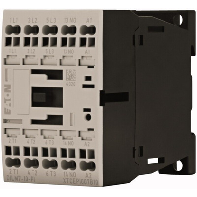 Eaton Contactor, 48 V ac Coil, 3-Pole, 7 A, 3 kW, 1 NO