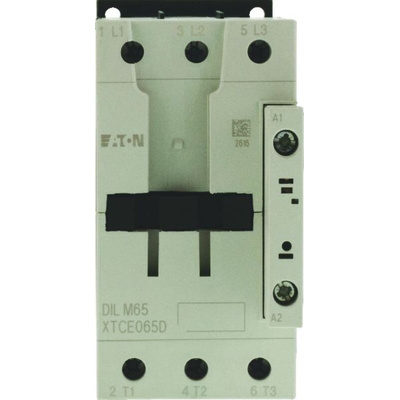 Eaton DILM Series Contactor, 400 V Coil, 3-Pole, 35 kW