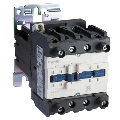 Schneider Electric LP1D Series Contactor, 4-Pole, 60 A, 1 NO + 1 NC