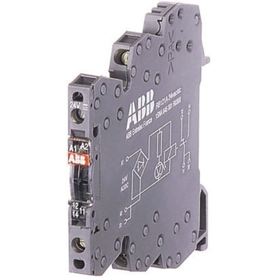 ABB Optocoupler, Max. Forward 24 V, Max. Input 6.3 mA, 70mm Length, DIN Rail Mounting Style