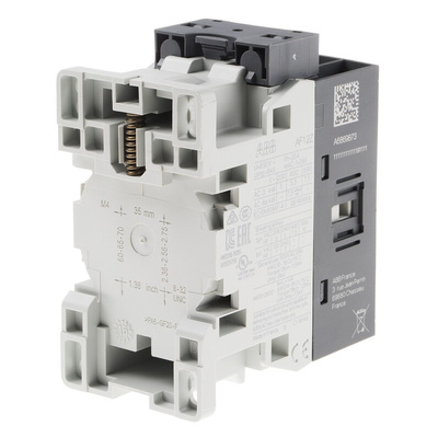 ABB AF Series Contactor, 60 V dc Coil, 3-Pole, 9 A, 5.5 kW, 3NO, 690 V ac