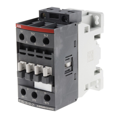 ABB AF Series Contactor, 24 V ac/dc Coil, 3-Pole, 24 A, 18.5 kW, 3NO, 690 V ac