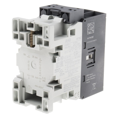 ABB AF Series Contactor, 24 V ac/dc Coil, 3-Pole, 24 A, 18.5 kW, 3NO, 690 V ac