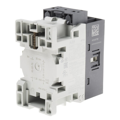 ABB AF Series Contactor, 230 V ac Coil, 3-Pole, 25 A, 4 kW, 3NO, 690 V ac