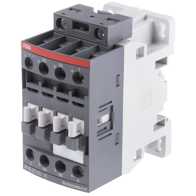 ABB AF Series Contactor, 230 V ac Coil, 4-Pole, 30 A, 7.5 kW, 2NO + 2NC, 690 V ac