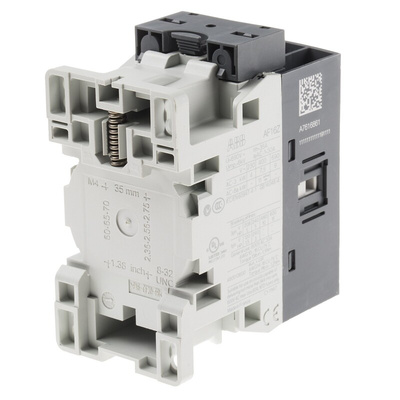 ABB AF Series Contactor, 12 → 20 V dc Coil, 3-Pole, 10.5 A, 7.5 kW, 3NO, 690 V ac